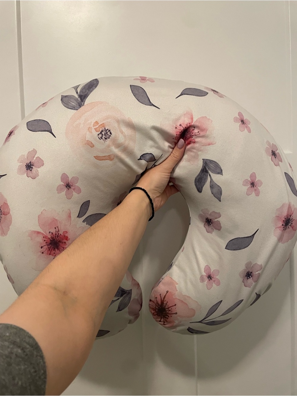 Boppy - Floral Nursing Pillow (comes with two additional covers)